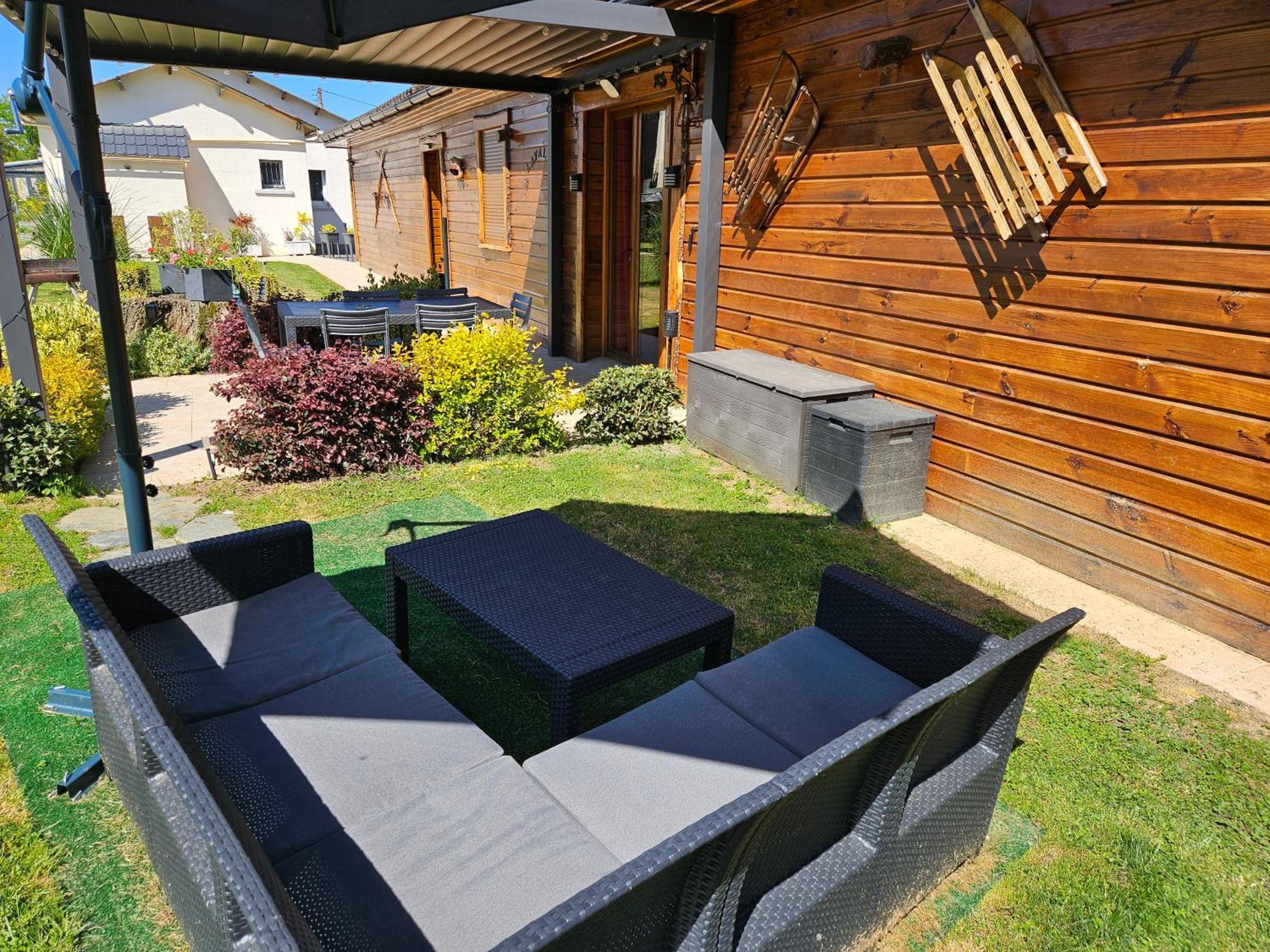 Chez Lavalou Gite 4* Chaleureux En Bois Lannemezan Dış mekan fotoğraf